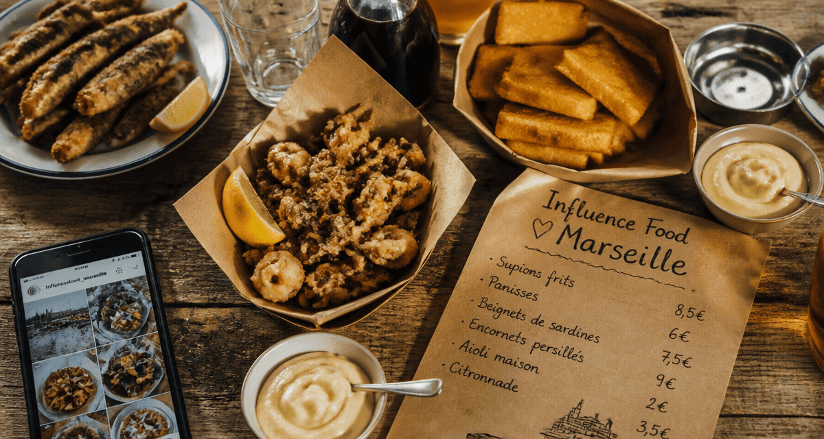 influenceur food marseille panisses sur table