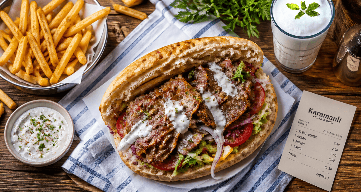 kebab karamanli lyon sandwich et frites
