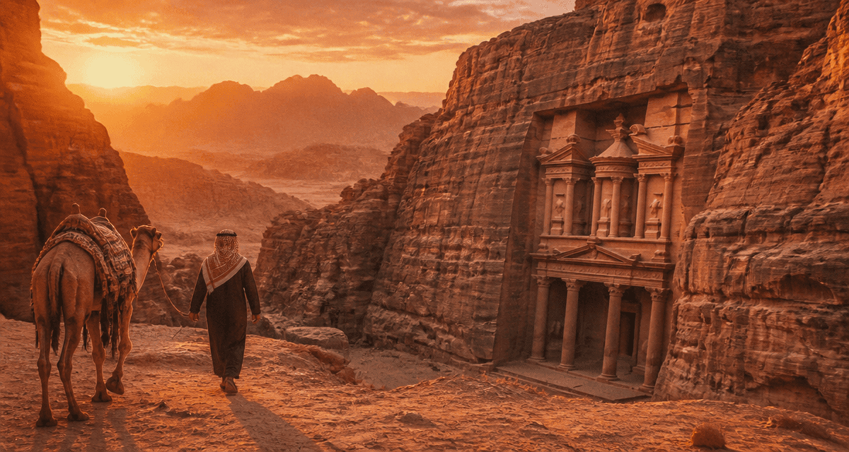 que visiter en Jordanie Petra Wadi Rum coucher de soleil