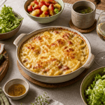 Tartiflette accompagnement salade charcuterie