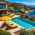 villas à louer en corse vue mer piscine