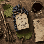 Viticole vinicole outils accessoires sur table