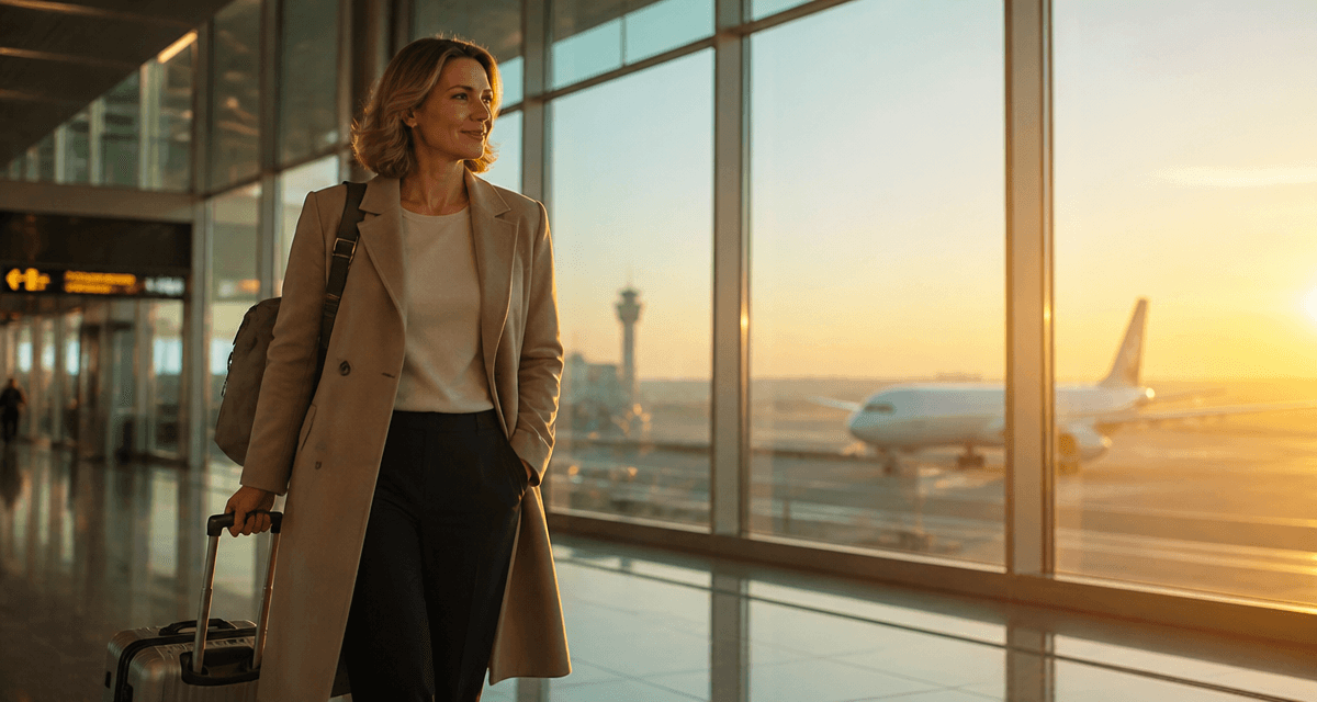 voyager seule femme 50 ans aéroport