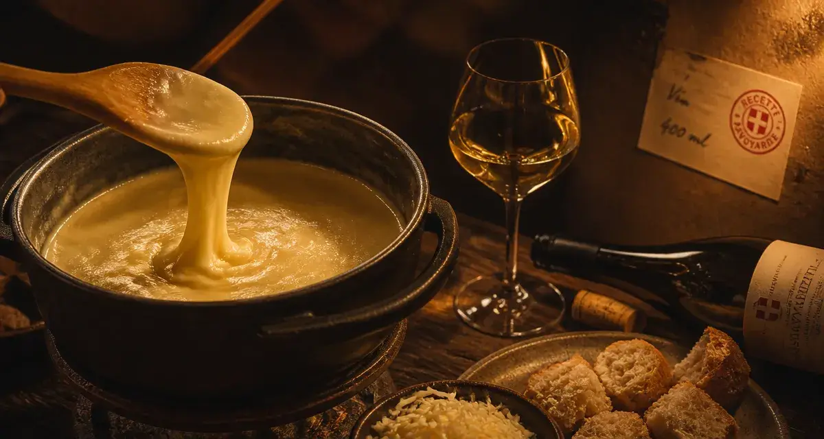 Combien de vin blanc pour 1kg de fondue : 400 ml de vin blanc