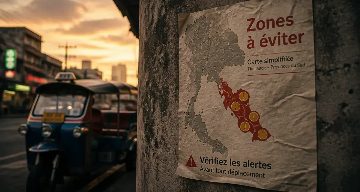 Endroit à éviter en Thaïlande : zones à risques à Bangkok