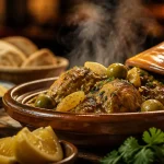 La popote Brive : tajine poulet aux citrons confits