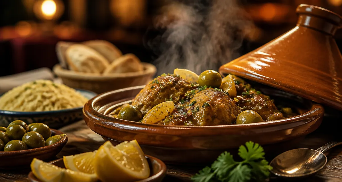 La popote Brive : tajine poulet aux citrons confits
