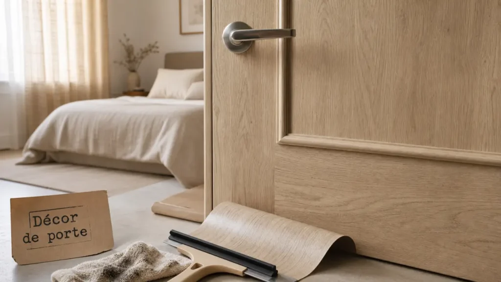 Décoration porte intérieure : stickers, habillage ou rideau, que vérifier avant d’acheter ?