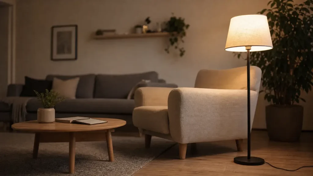 Lampe de salon sur pied : choisir entre ambiance douce, lecture confortable et bonne diffusion