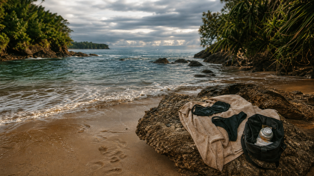 Sainte Marie Martinique plage Anse Azérot, baignade prudente et sable fin