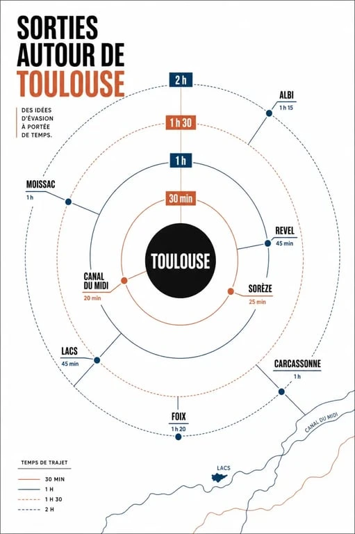 Que visiter autour de Toulouse : carte éditoriale des meilleures sorties à la journée