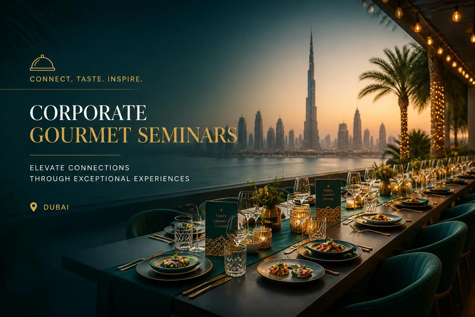 Séminaire gastronomique à Dubaï : 3 formats et quartiers